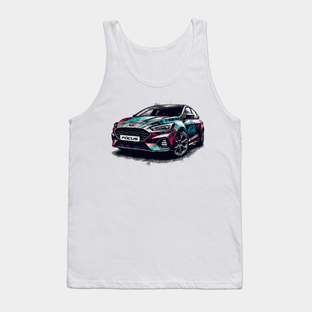 Ford Focus Tank Top by Vehicles-Art